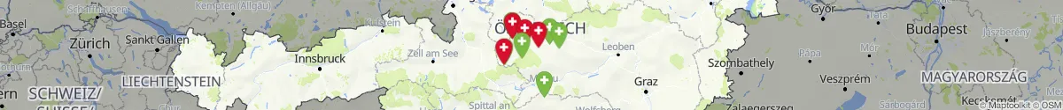 Map view for Pharmacies emergency services nearby Michaelerberg-Pruggern (Liezen, Steiermark)